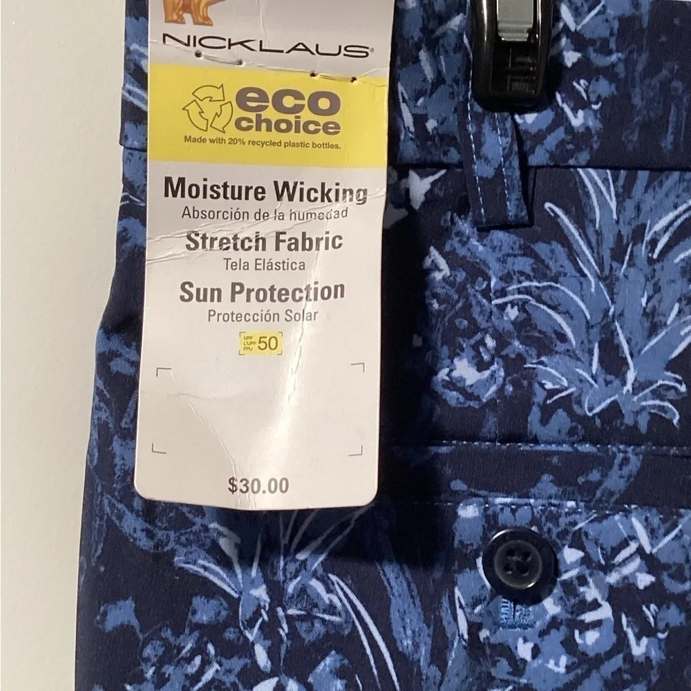 Nwt Nicklaus Size 30 Printed Golf‎ Shorts
